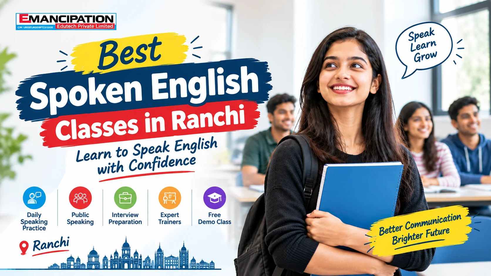 Best Spoken English Classes in Ranchi: Learn to Speak English with Confidence